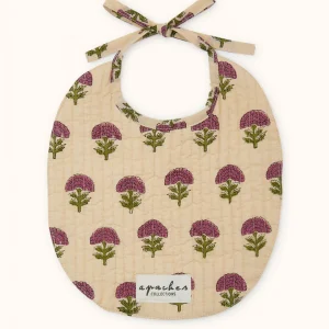 Bavoir Shampa "Florets" Macadamia