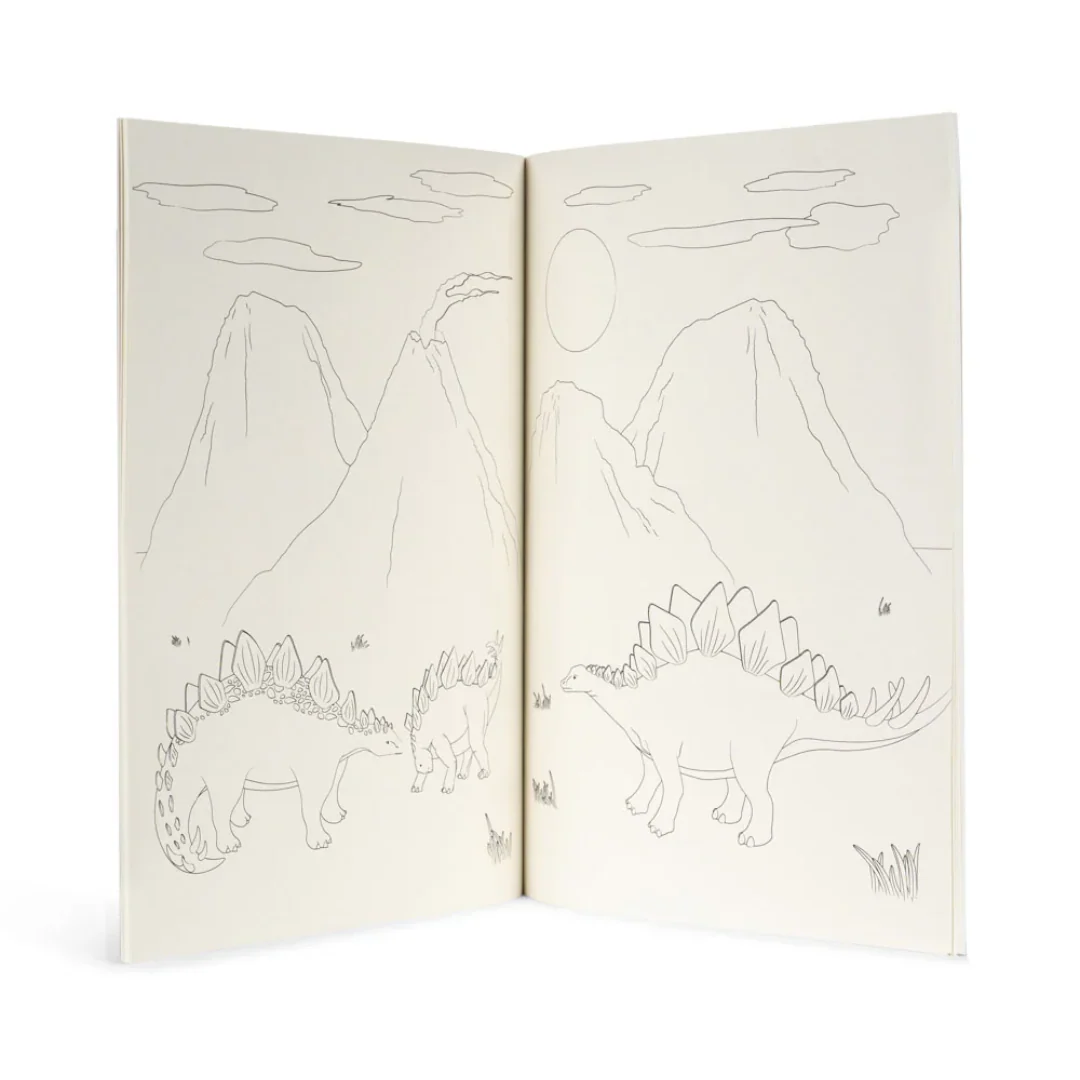 Cahier de coloriage et crayons - dino – Image 2