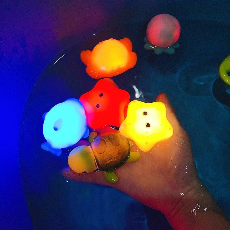 Jouet de bain lumineux en forme d'animaux marins – Image 8