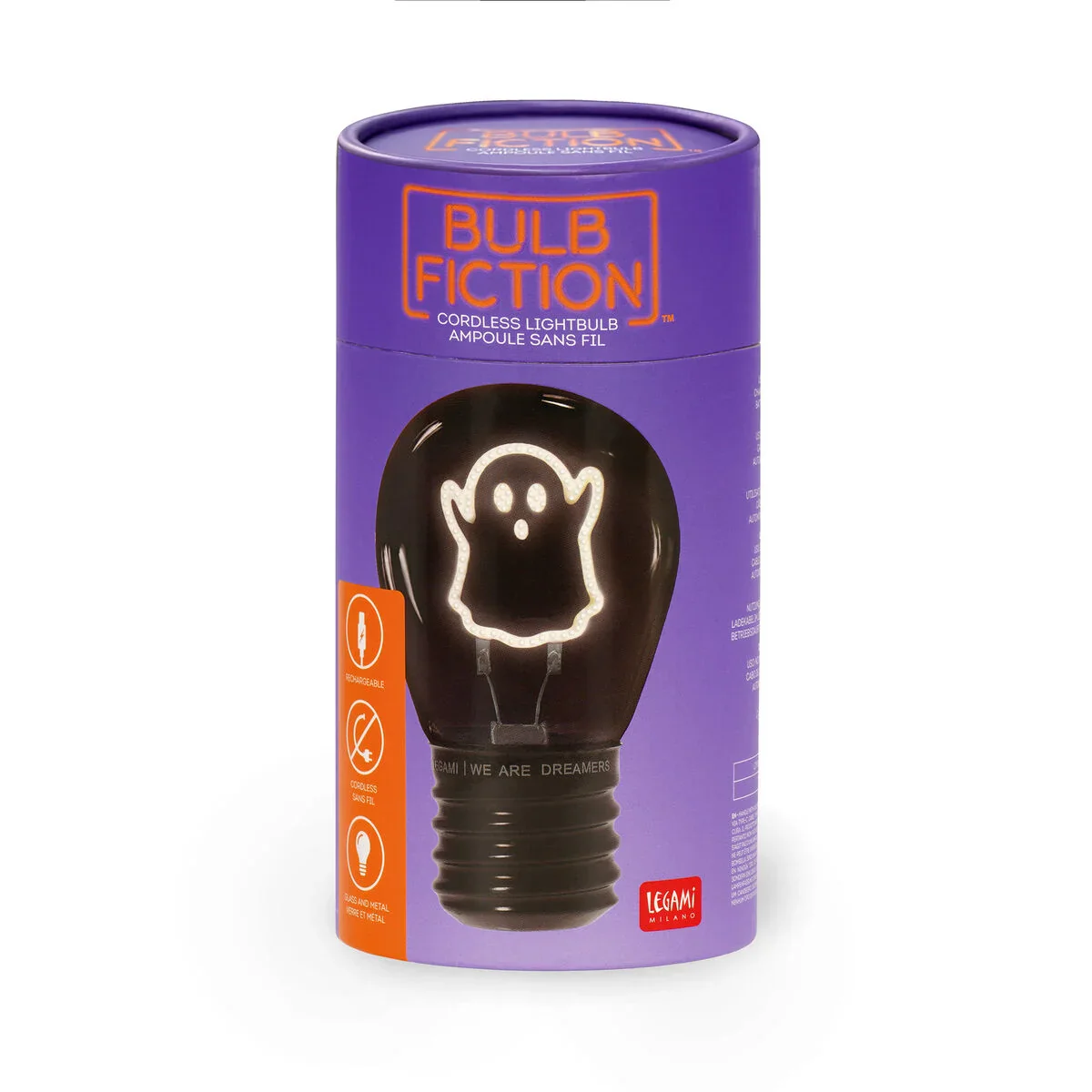 Lampe fantôme Halloween ampoule rechargeable USB-C – Image 3