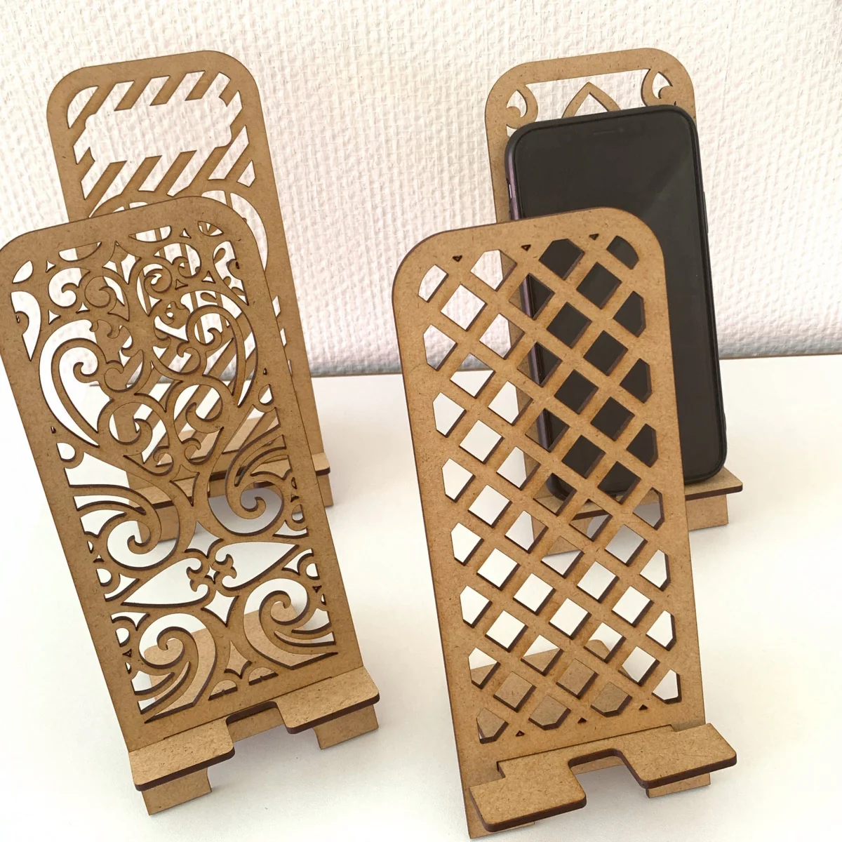 Support portable en bois personnalisé