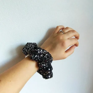 Chouchou Sequins Argentés