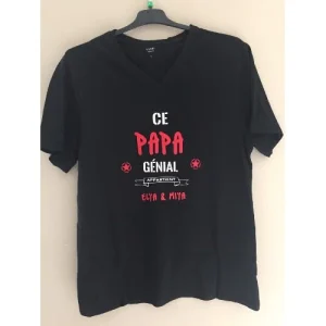Tee shirt personnalisé Super papa