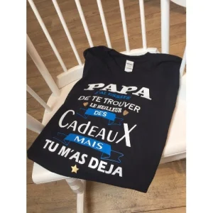 T-shirt  personnalisé Papa j'ai essayé