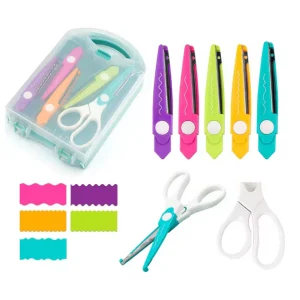 Set de Ciseaux Créatifs – 6 formes de découpe