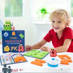 Jeu de société à 2 :PETITS MONSTRES™| Jeu d'enquête visuelle🎲Jeu Logique