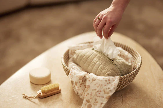 Housse pour lingettes - Olive Green – Image 3