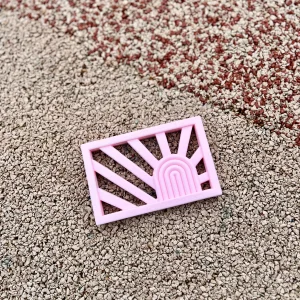 Anneau de Dentition | Rainbow Rose Pétale