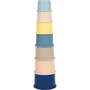 Gobelets empilables en silicone pour le bain de bébé