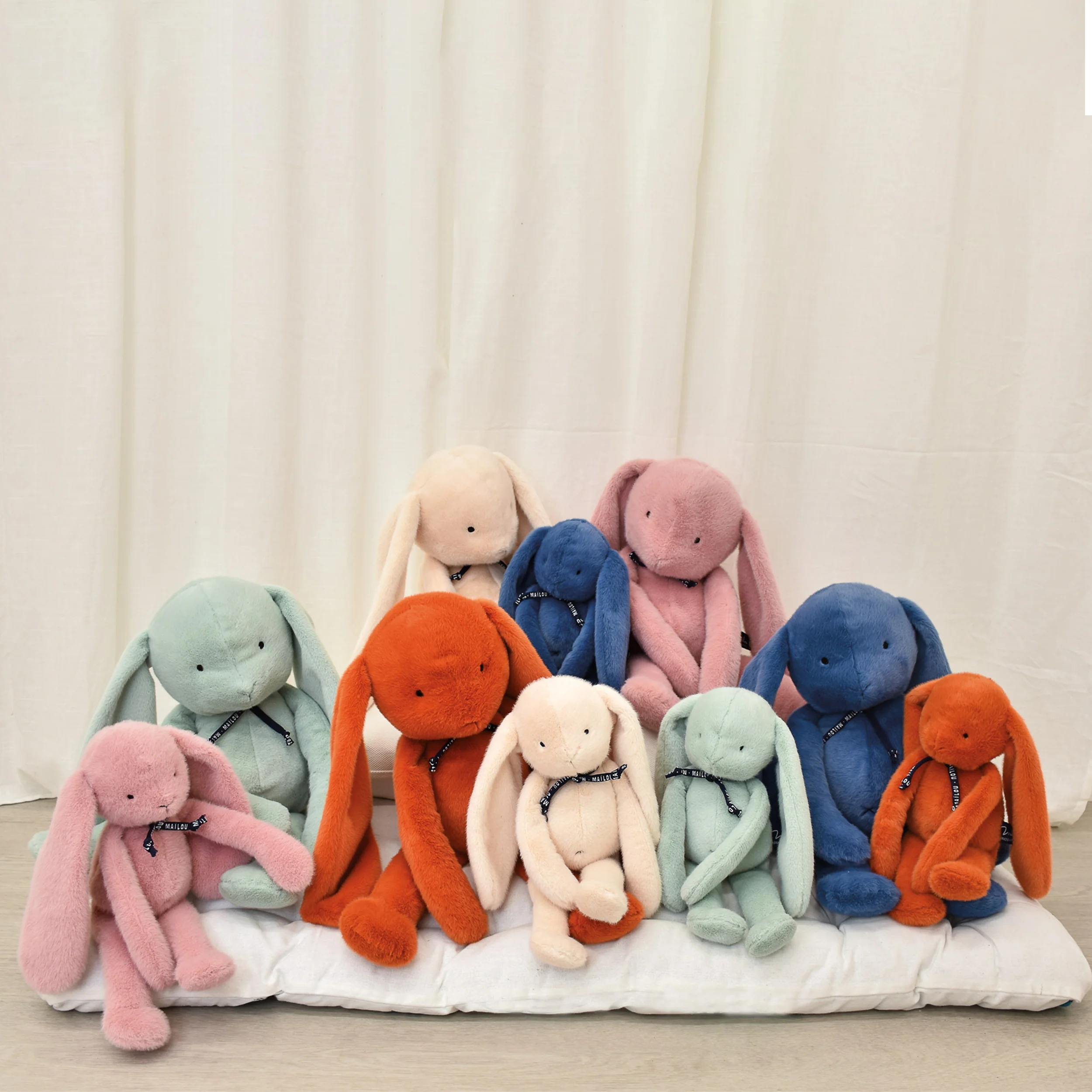 Peluche Lapin – Bleu – Méloé 37cm – Image 2