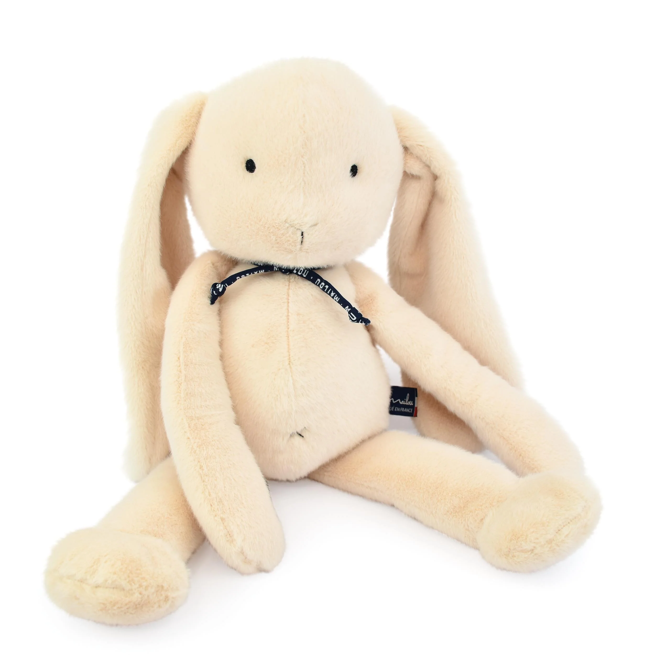 Peluche lapin beige Méloé 37cm