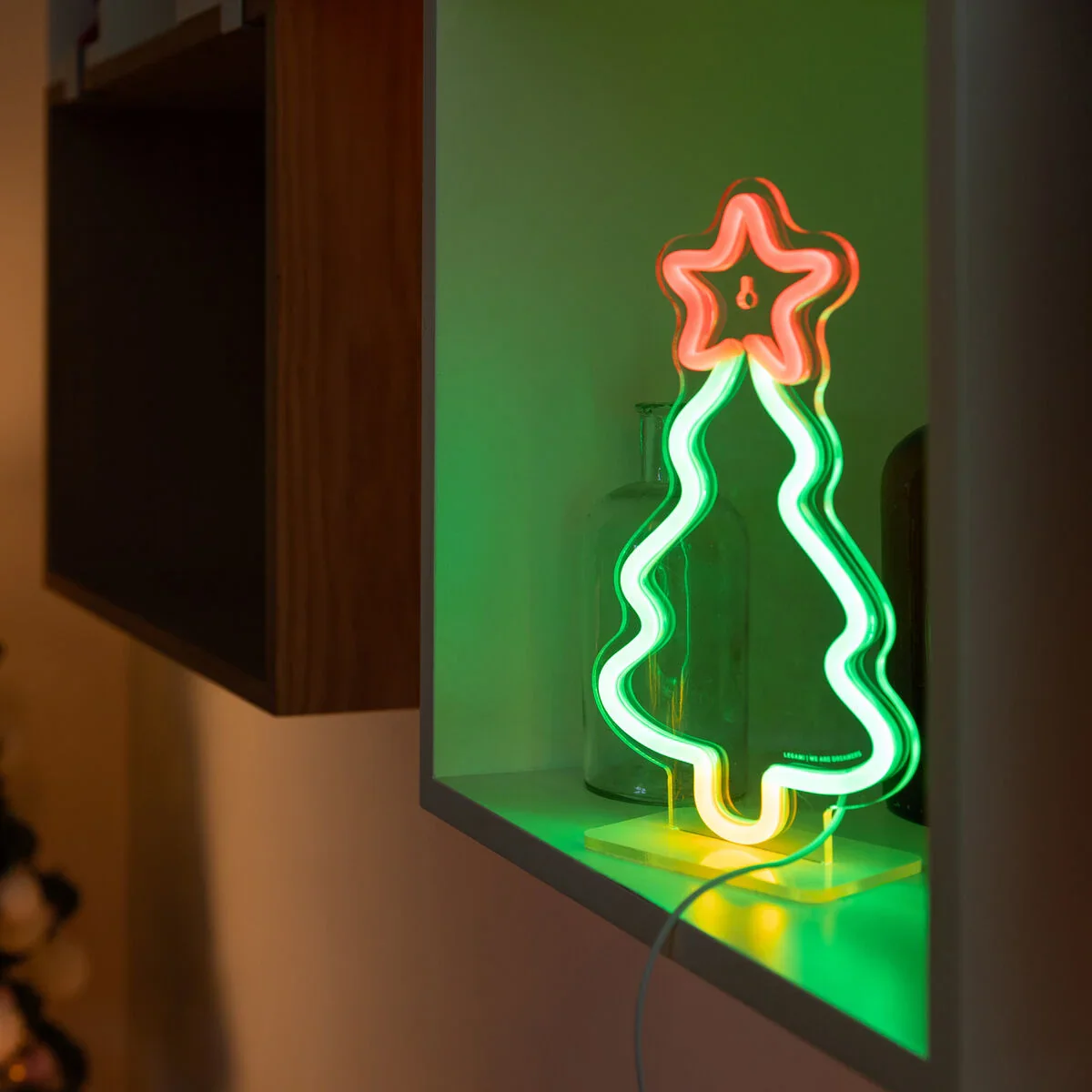 Enseigne Lumineuse Led à Effet Néon - Sapin de noël – Image 3