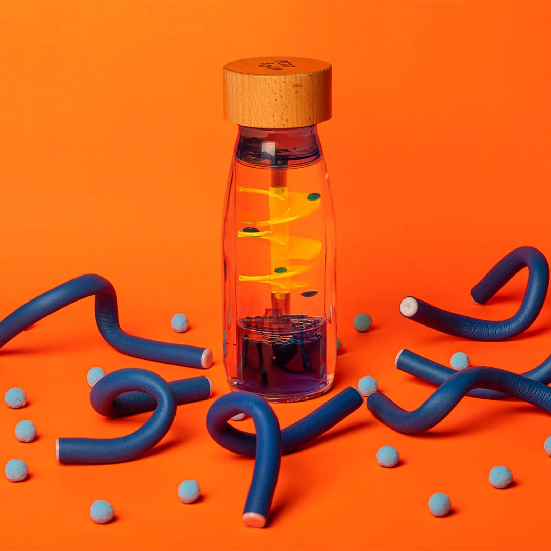 Bouteille sensorielle - Spirale Bleu – Image 3