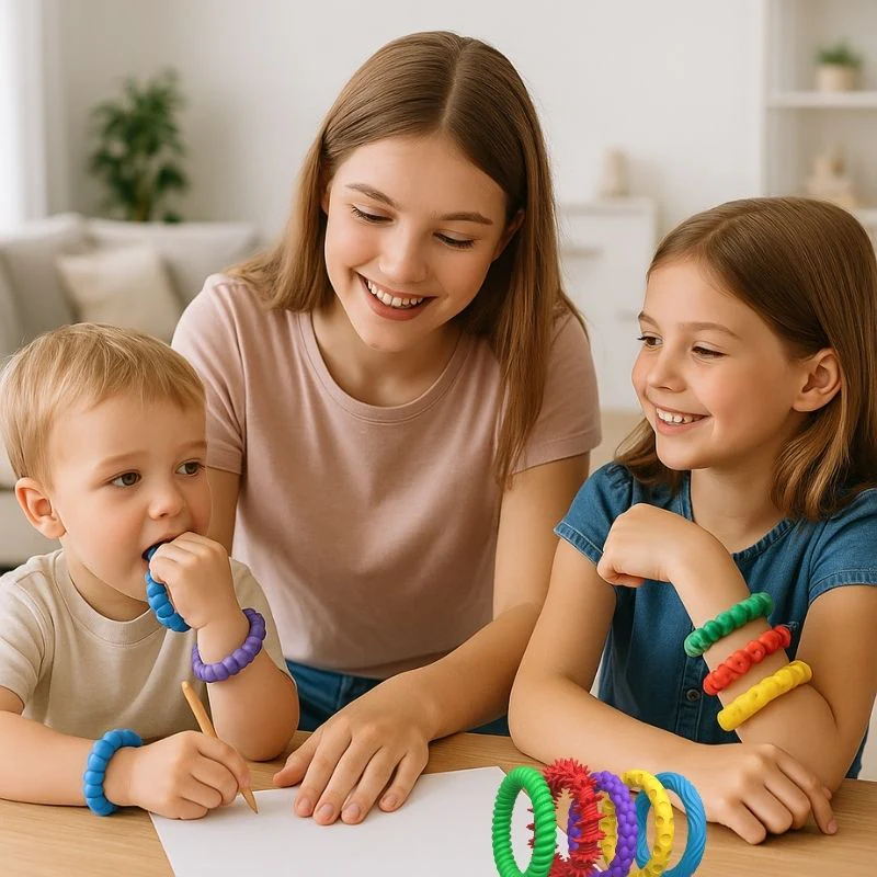 FIDGET TOYS|PIERRE ANTI STRESS |BRACELET ANTISTRESS enfant💆🏻🧘🏻