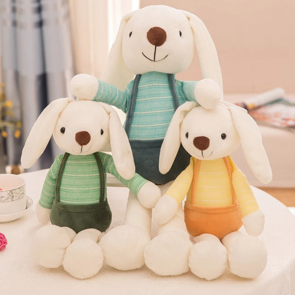Peluche Lapin| famille de🐇 lapin blanc habillé🐰 – Image 5