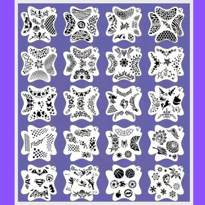 Pochoir à Tatouage Enfant: Un maquillage PRO enquelques minutes🖌️ 🎨 – Image 9