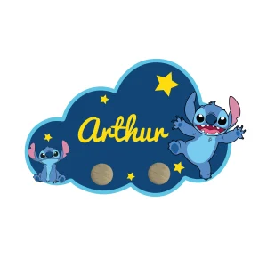 Porte-Manteaux nuage stitch personnalisé