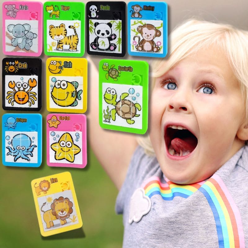 Puzzle coulissant | 10 carré-magique: Animaux Pocket™ – Image 9