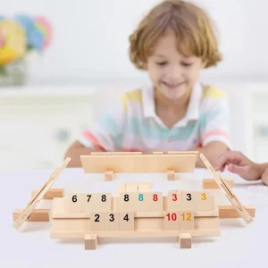 Rummy en bois| Jeux de société familial