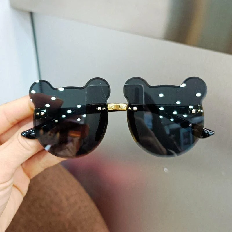 Lunettes de soleil pour enfants en forme d'ours – Image 3