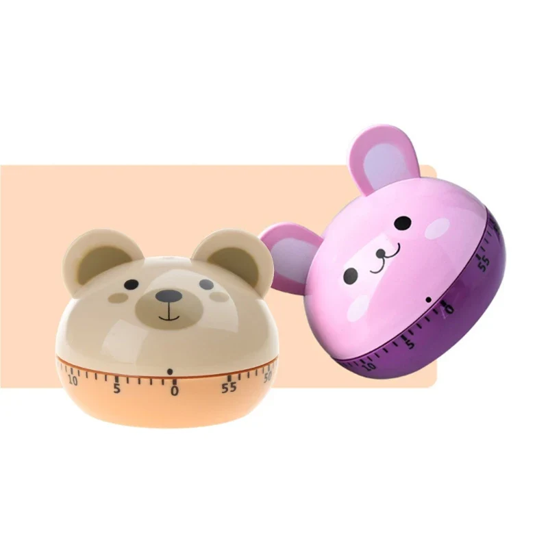 Minuterie machines mécaniques cuisson 60 Minutes, minuterie cuisine, horloge, alarme forte, compteurs, minuterie ABS, – Image 5