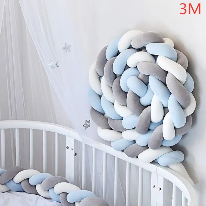 Tour de Lit Tressé – Protection Douce & Sécurisée pour Bébé (1M à 4M) – Image 9