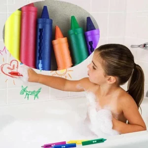 Crayons de salle de bain effaçable pour enfants