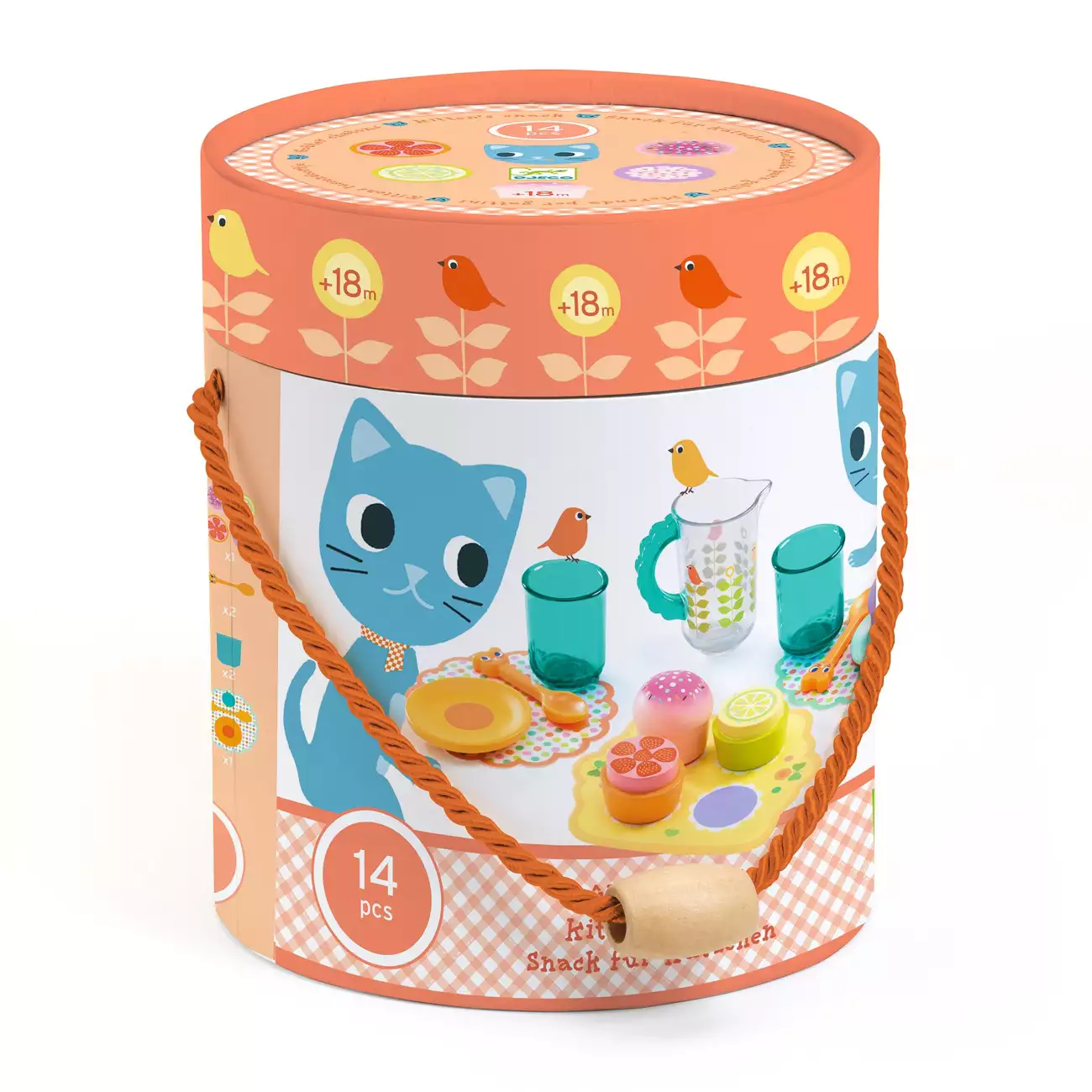 Dînette Goûter des chatons - 14 pièces, dès 18 mois