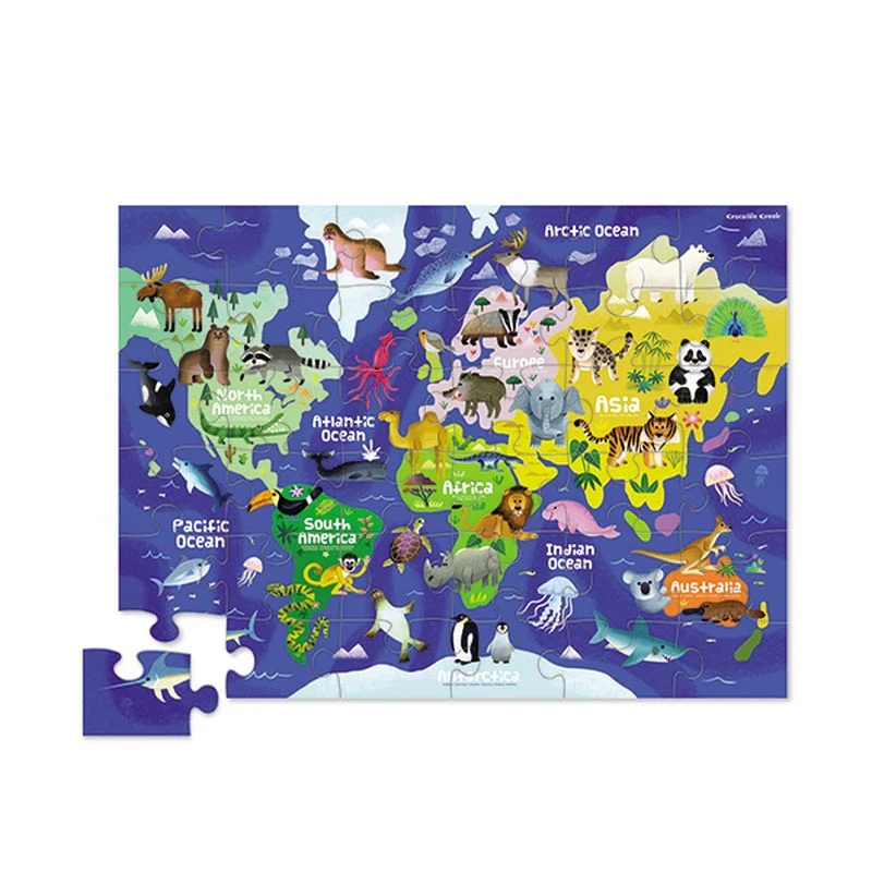 Puzzle mallette - Catre du monde – Image 2