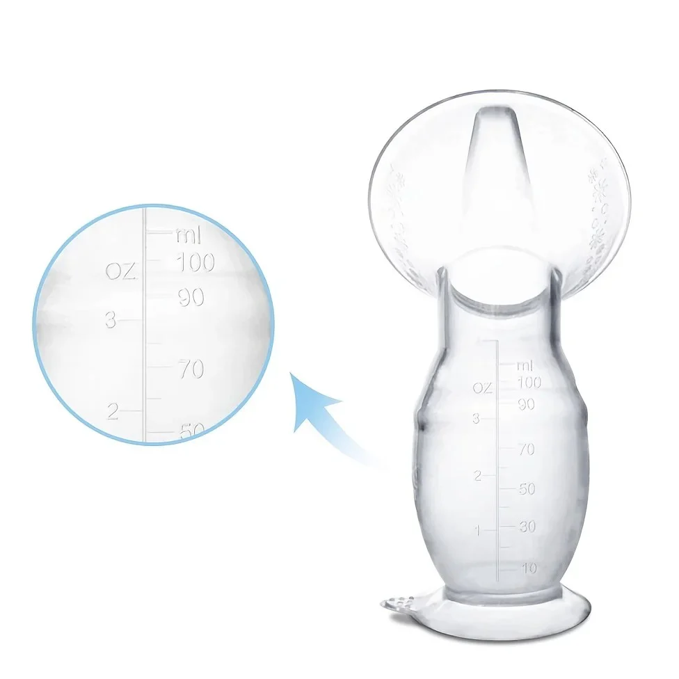 Tire Lait Manuel -Collecteur-100 ml- Soft Silicone Breast Milk – Image 3