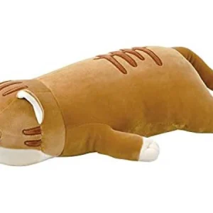 Peluche chat brun moelleuse Nemu Nemu Mugi - Taille L