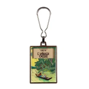 Porte-clés Tintin L'Oreille cassée en métal