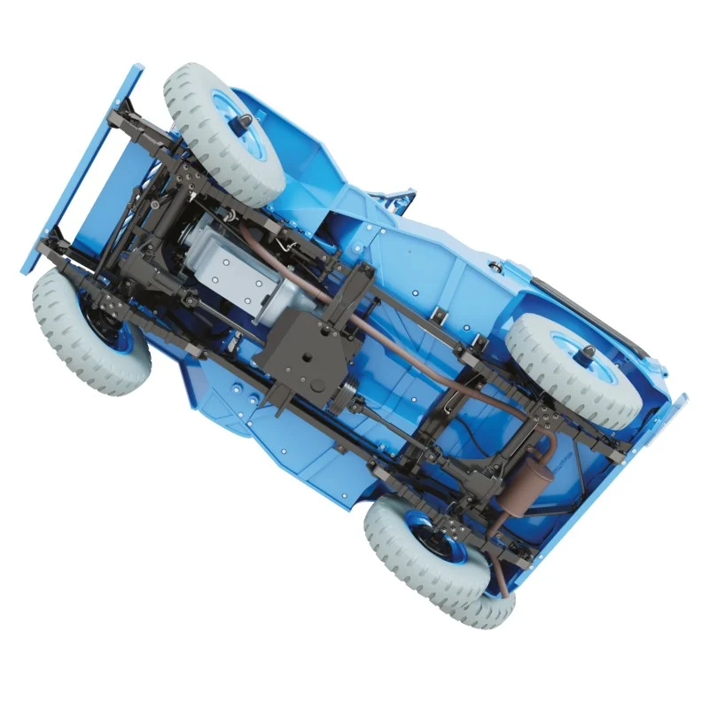 Voiture Tintin 1/8e - Jeep bleue, Objectif Lune – Image 8