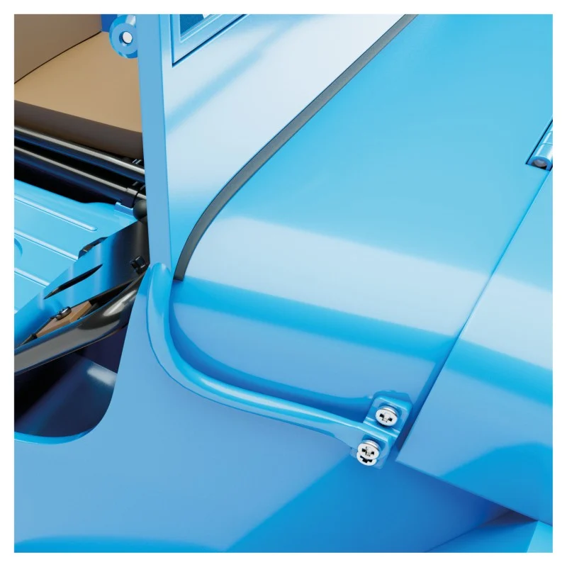Voiture Tintin 1/8e - Jeep bleue, Objectif Lune – Image 6