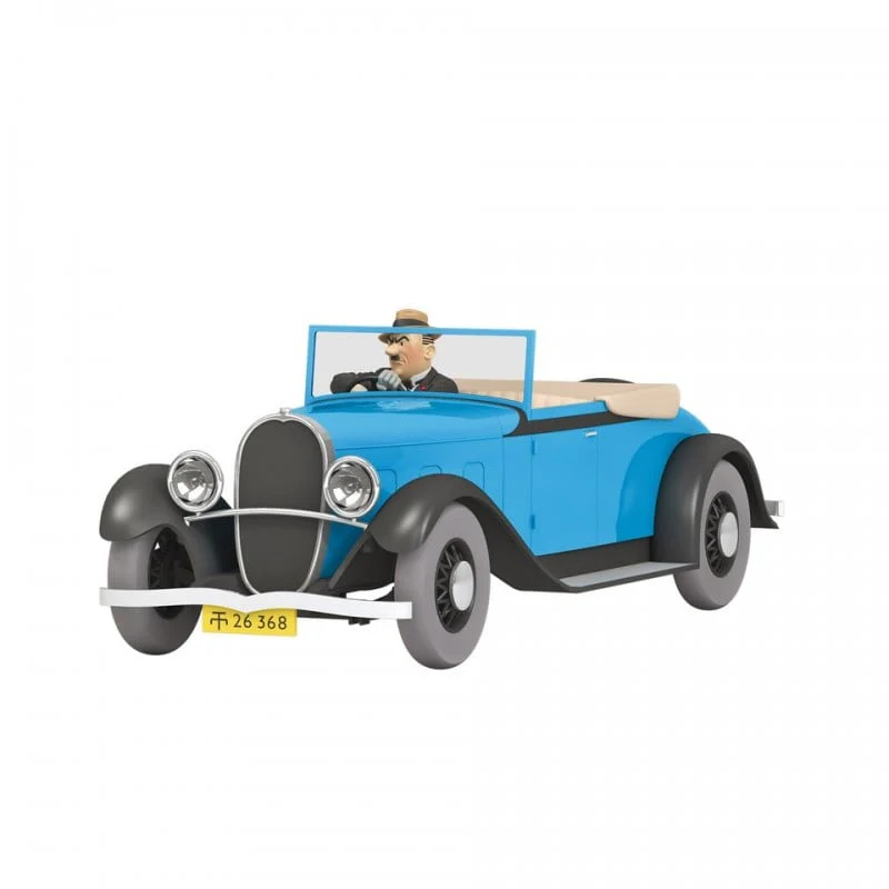 Tintin Voiture 1/24 Décapotable de Gibbons Résine