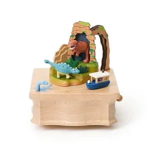 Boîte à musique dinosaures – Croisière en bateau (Sankyo)