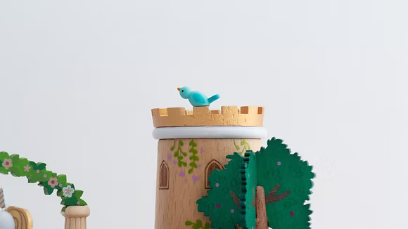 Boîte à musique Licorne dans son jardin – Image 4