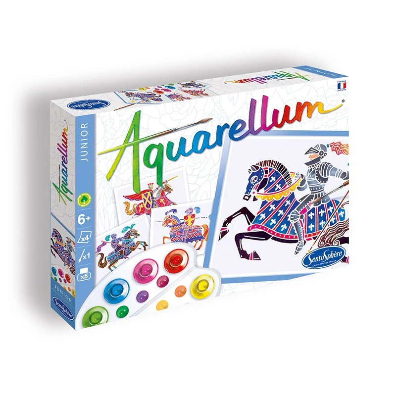 Aquarellum Junior Chevaliers: kit aquarelle enfants