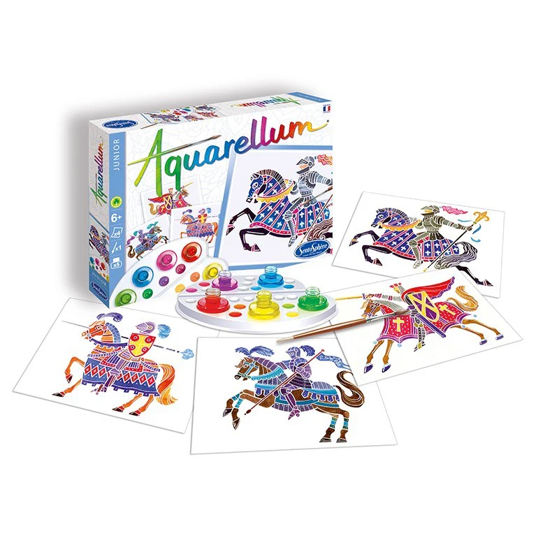 Aquarellum Junior Chevaliers: kit aquarelle enfants – Image 2