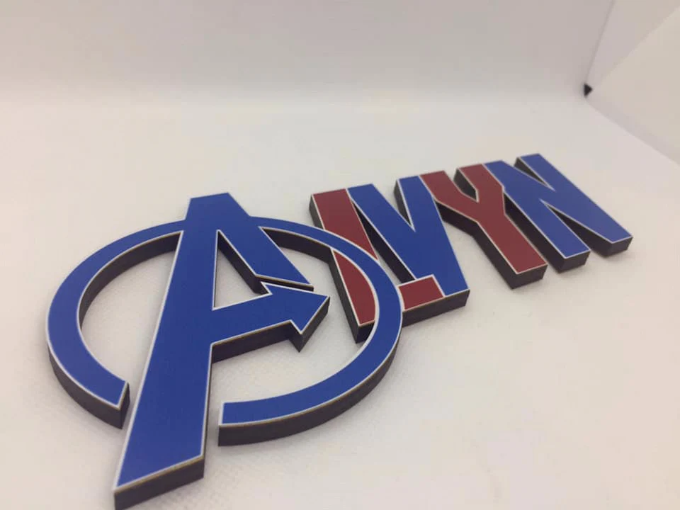 Plaque Porte Avengers Personnalisée avec Prénom - Chambre Super Héros – Image 3