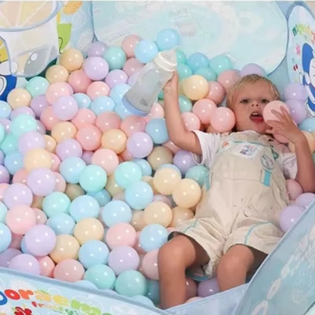 BALLES POUR PISCINE | 🟠🟢🟣Piscine à balle et tapis d'éveil bébé🔴🟡🔵 – Image 4