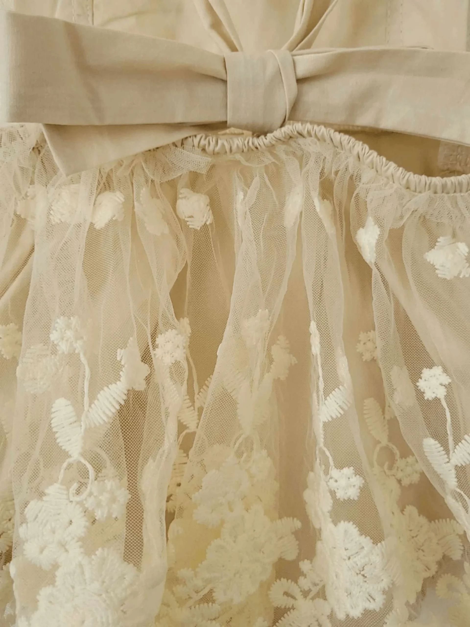 Couleur Nude & Confort Tout Doux | La Barboteuse Écrue en Coton – Image 4