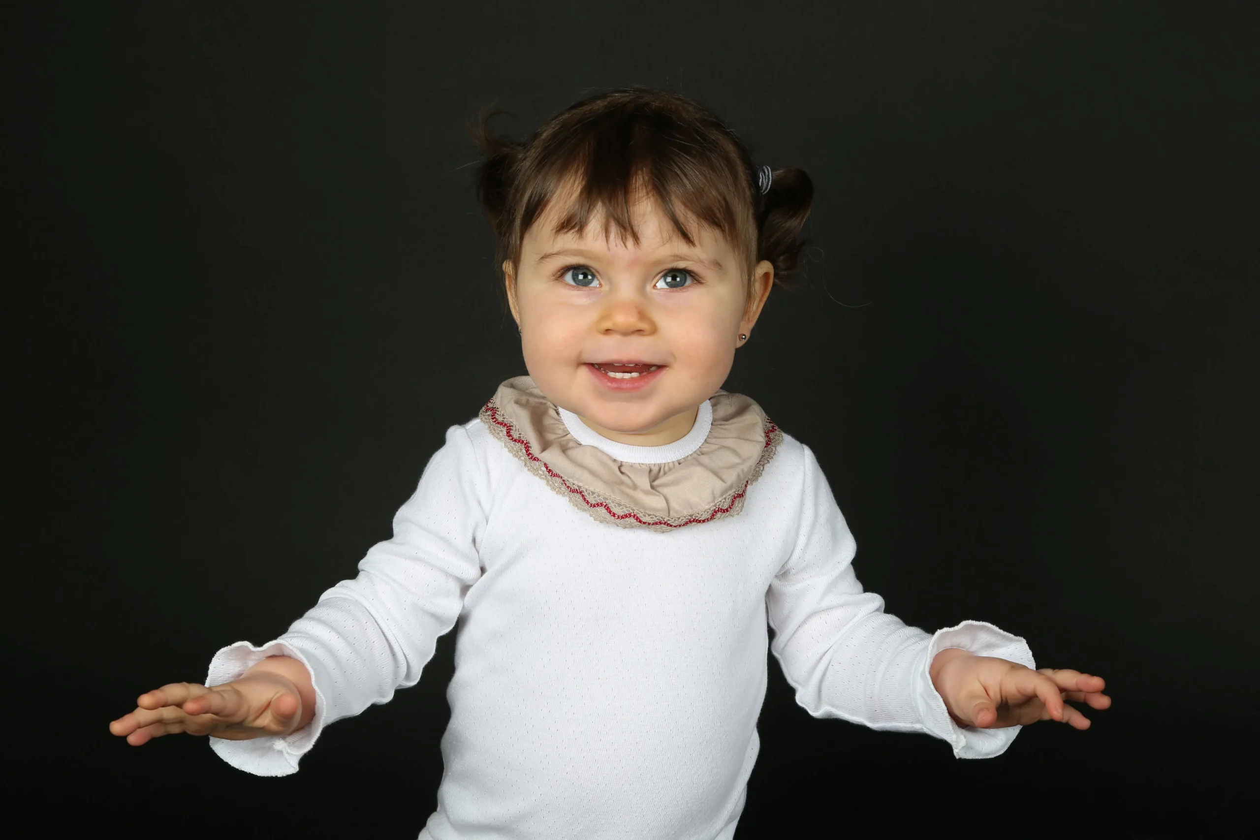Body bébé à col manches longues - Francis (col Pierrot) – Image 6