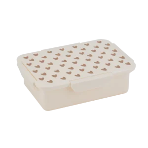Boite gouter cœur - crème