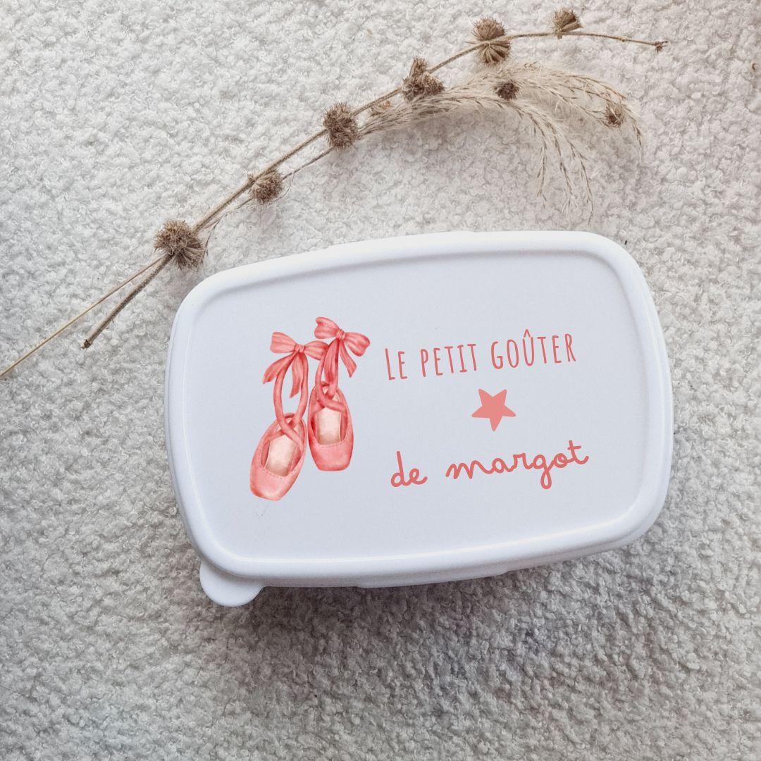 Kit boîte à goûter et gourde personnalisée - Ballerine – Image 4