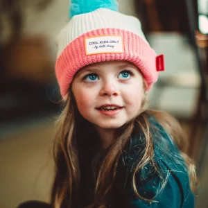 Bonnet Color Block Pink Ice