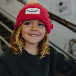 Bonnet Color Block Framboise