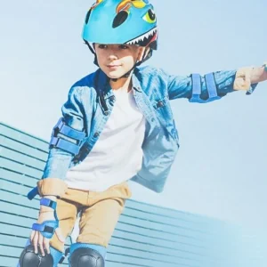 CASQUE VELO ENFANT|Dinosaures🦖 + 6 protections inclus 🚴🏼