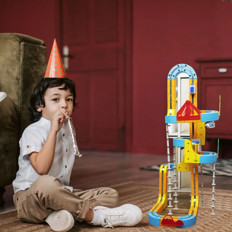 Circuit voiture enfant | CAR-MAG™ Jeu Magnétique STEM🚗 – Image 5