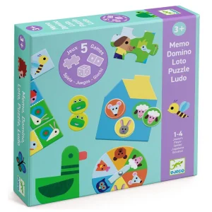 Coffret 5 jeux éducatifs À la ferme dès 3 ans